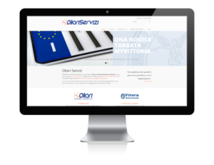 Realizzazione sito web, logo e coordinato immagine aziendale - Oliari Servizi - consulenze e pratiche auto - Valle di Ledro - Trento