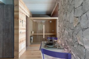 Sauna - biocertificata - Tulipa Natural Home - Mezzolago Apartments - Ledro (TN)